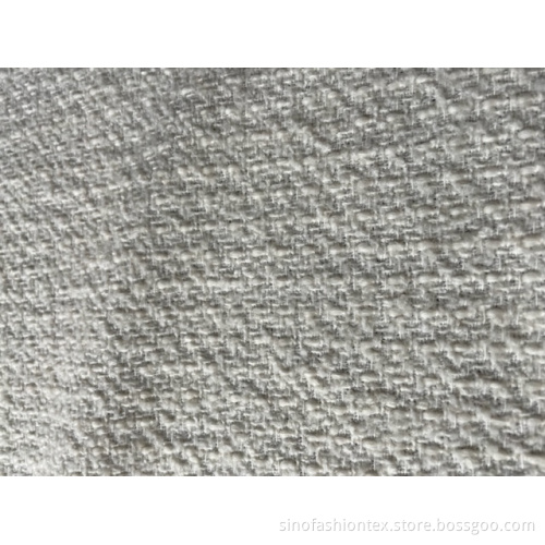 woollen coat fabric chennile design for coat